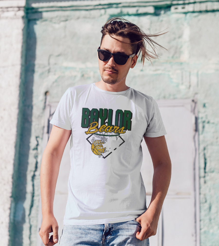 Baylor Bears Basketball Nothing But Net T-Shirt
