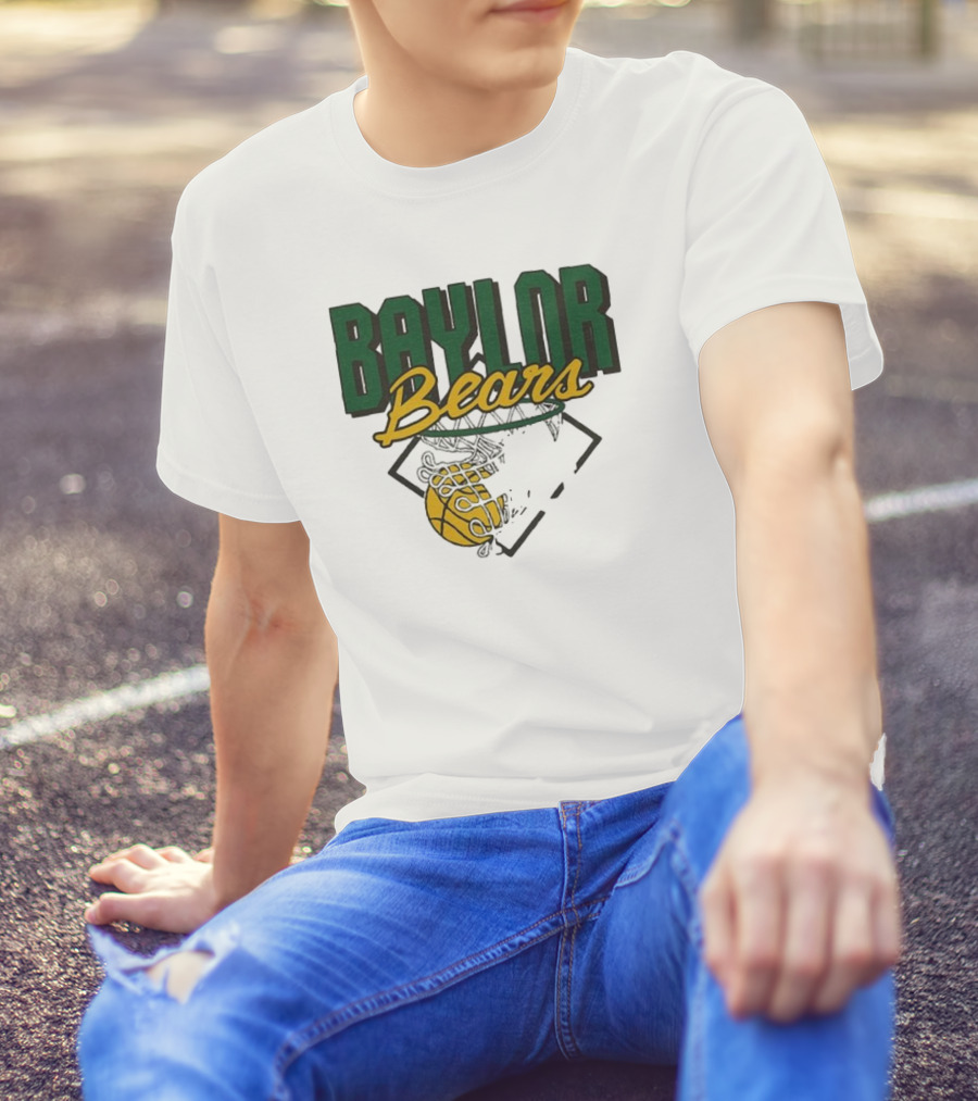 Baylor Bears Basketball Nothing But Net T-Shirt
