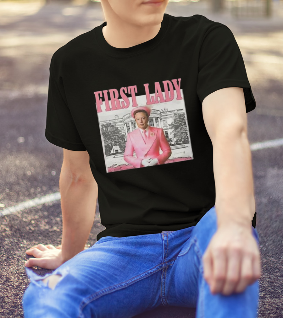 First Lady Elonia Musk Pink Suit White House T-Shirt