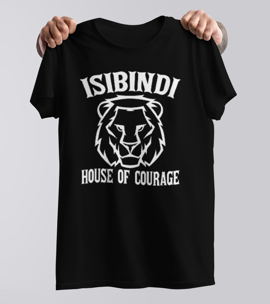 Isibindi House Of Courage Lion Head Emblem T-Shirt