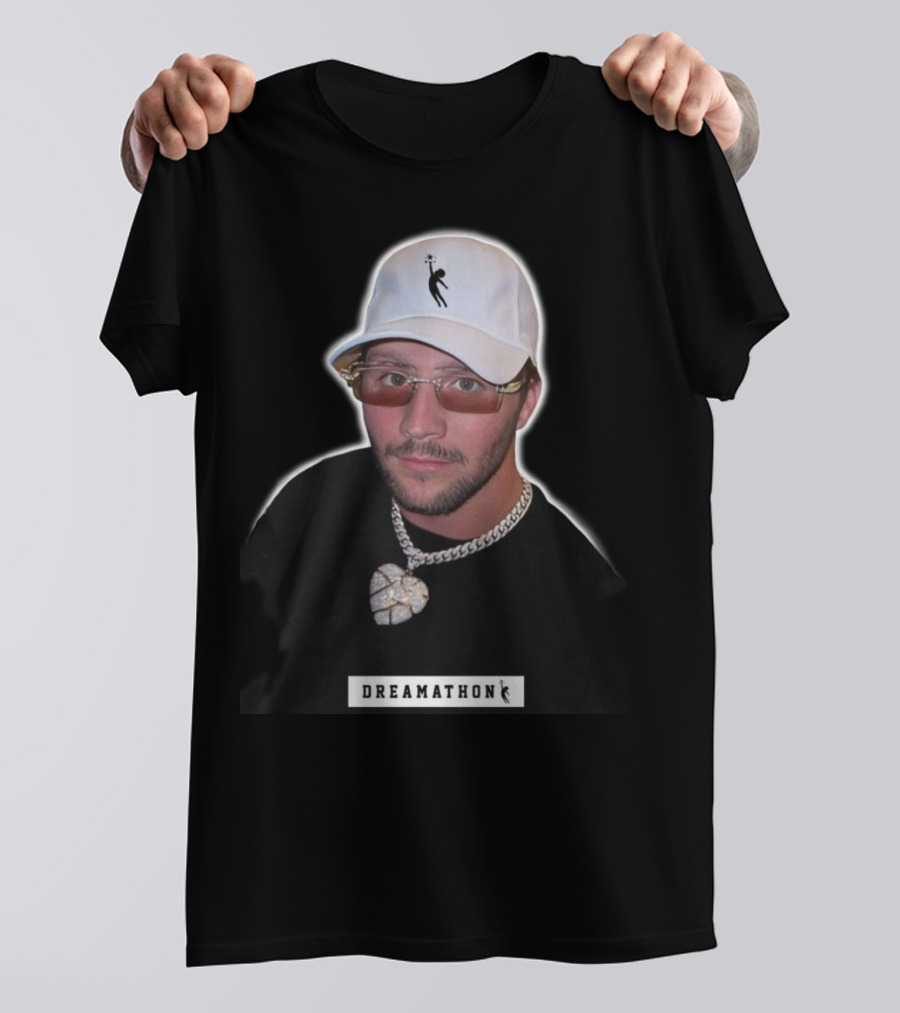 Josh Allen Dreamathon White Cap And Chain T-Shirt
