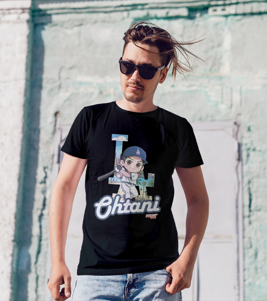 Chibi Shohei Ohtani LA Dodgers Ohtani Pnuppr T-Shirt