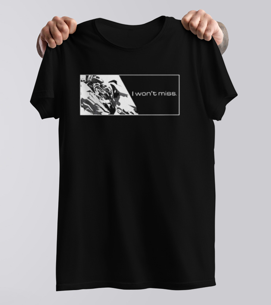 Gundam Planet I Won’t Miss Iconic Mecha Aim T-Shirt