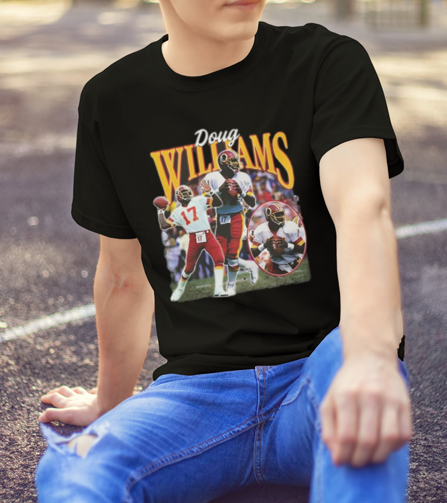 Doug Williams Football Legend NFL Quarterback Redskins T-Shirt