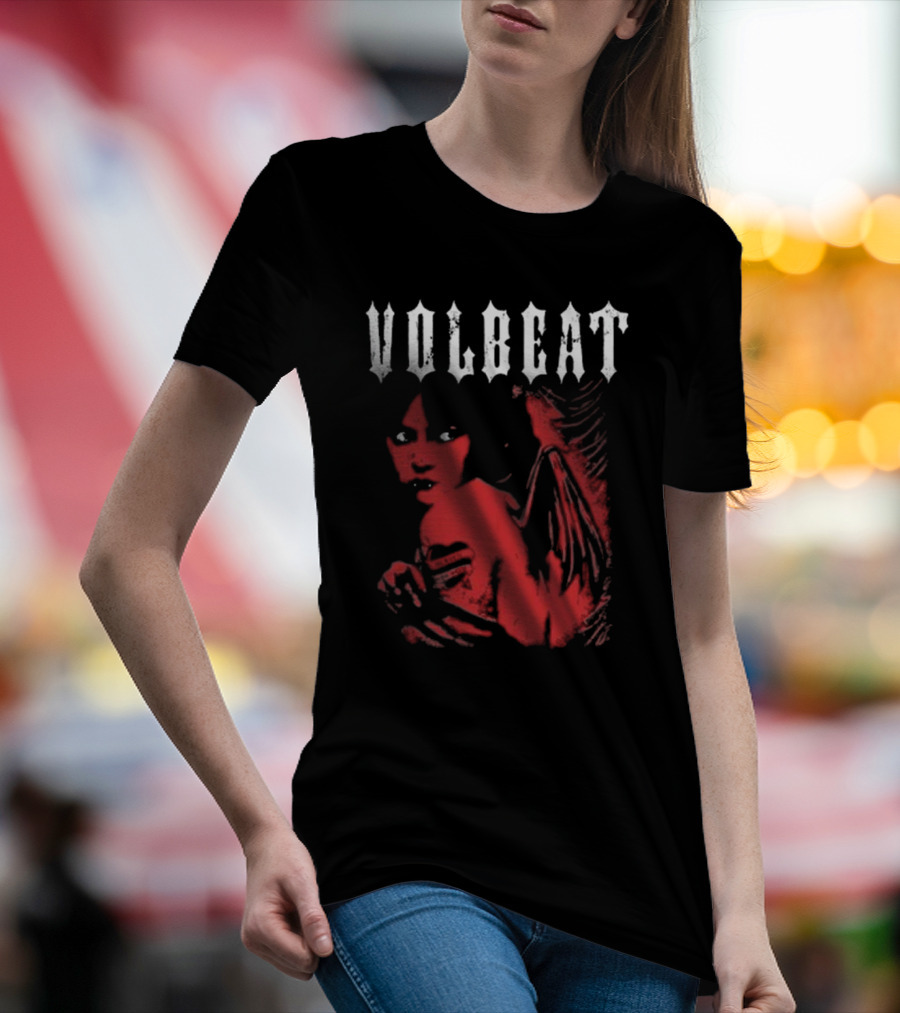 Volbeat Heaven Nor Hell Red Angel T-Shirt