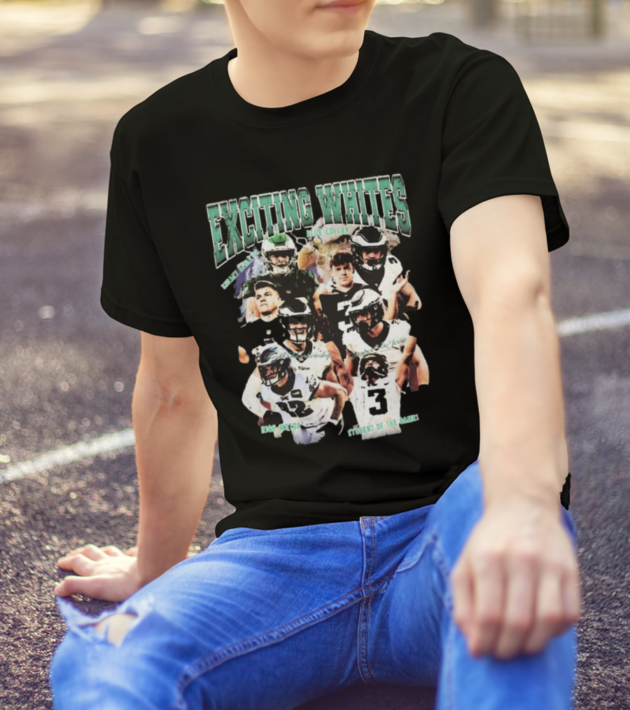 Exciting Whites Reed Blankenship Cooper Dejean Blue Collar Philadelphia Eagles Student Of The Game T-Shirt