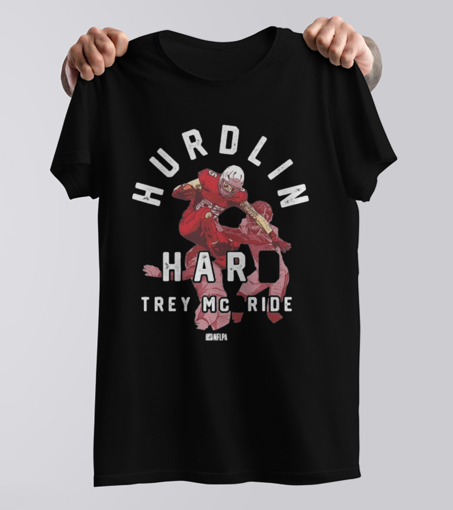 Trey McBride Hurdlin Hard NFLPA Arizona Cardinals T-Shirt