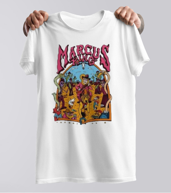 Marcus King Wild West Adventure With Cowboys And Skeletons T-Shirt