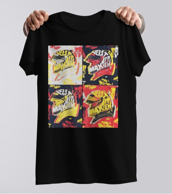 Red Bull Racing Verstappen Pop Art Helmet T-Shirt