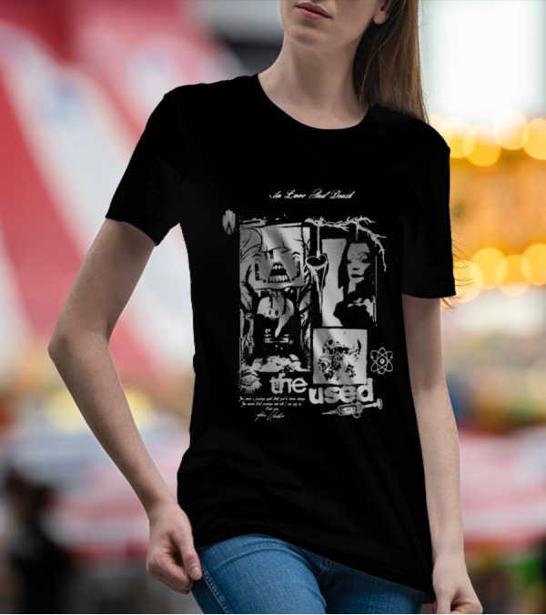 The Used No Love Lost Skull Collage T-Shirt