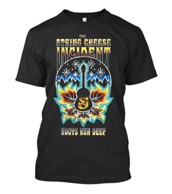 The String Cheese Incident Roots Run Deep Sunrise Mountains Guitar T-Shirt