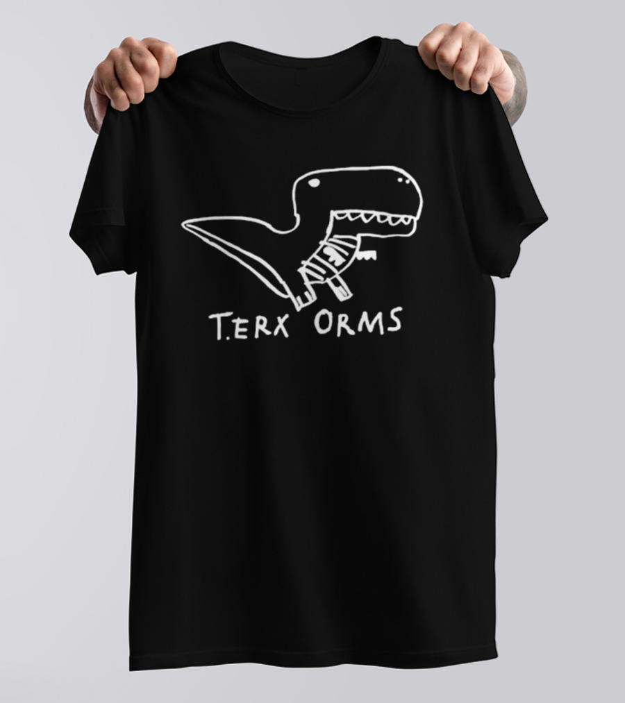 T.Rex Orms Dinosaur Sketch T-Shirt