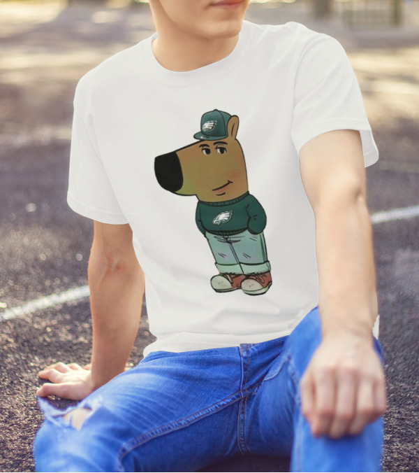 I Am Just A Chill Guy Philadelphia Eagles Character In Hat T-Shirt