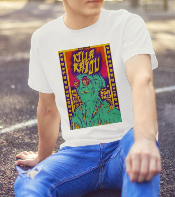 Killa Kaiju With The Tape Cassettes Live At The Loud Huntington WV Dec 13 T-Shirt
