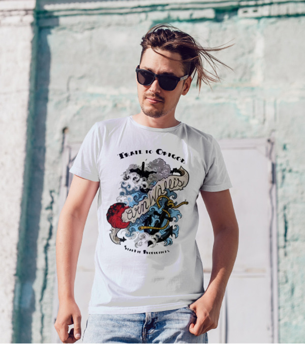 Trail To Oregon Cornwallis Ship Features T-Shirt