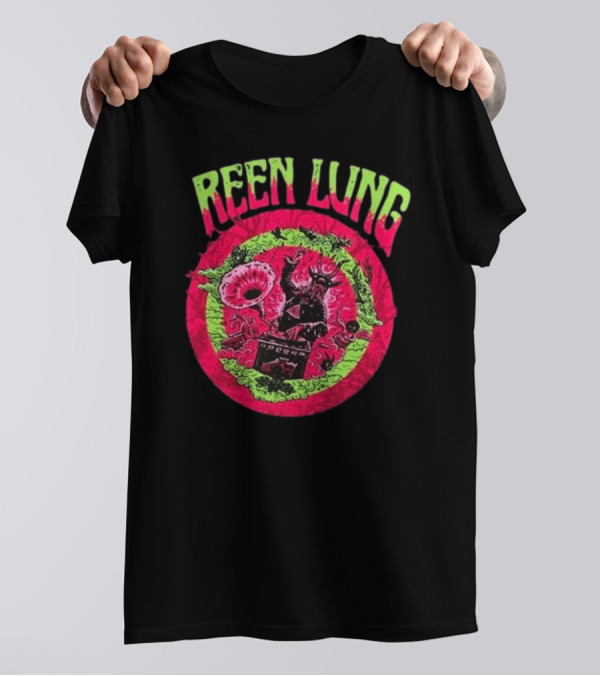 REEN LUNG DJ Goatwizard Trippy Psychedelic T-Shirt