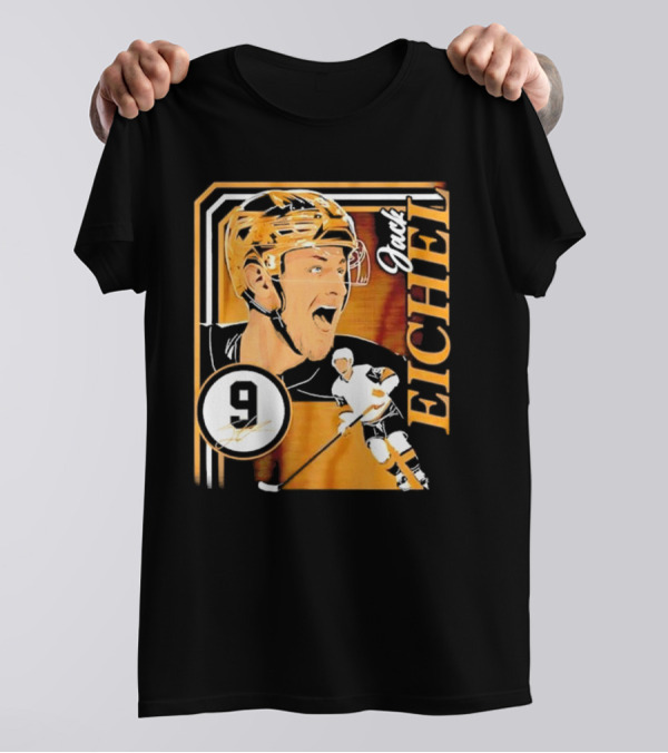 Jack Eichel Las Vegas Hockey Collage Frame T-Shirt