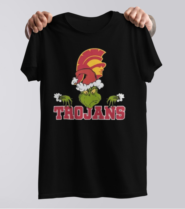 USC Trojans Football Grinch Christmas T-Shirt