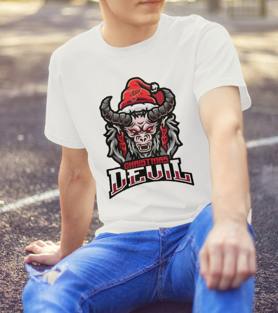 St. Louis Blues Krampus Christmas Devil NHL T-Shirt
