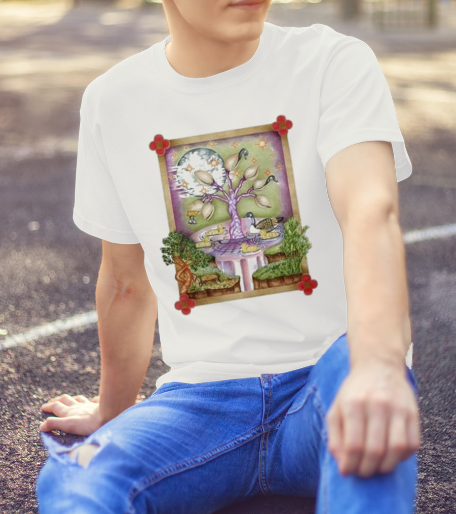 Crumbtheband Crumb Amama Enchanted Tree And Celestial Harmony T-Shirt