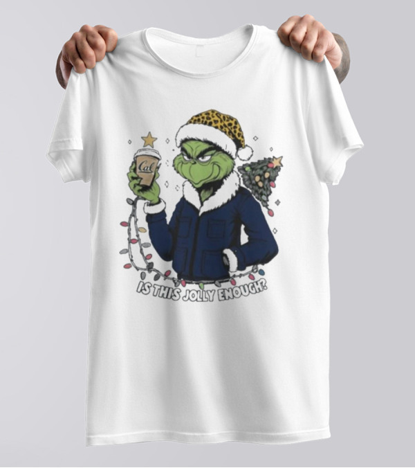 California Golden Bears X Grinch Is This Jolly Enough Merry Christmas T-Shirt