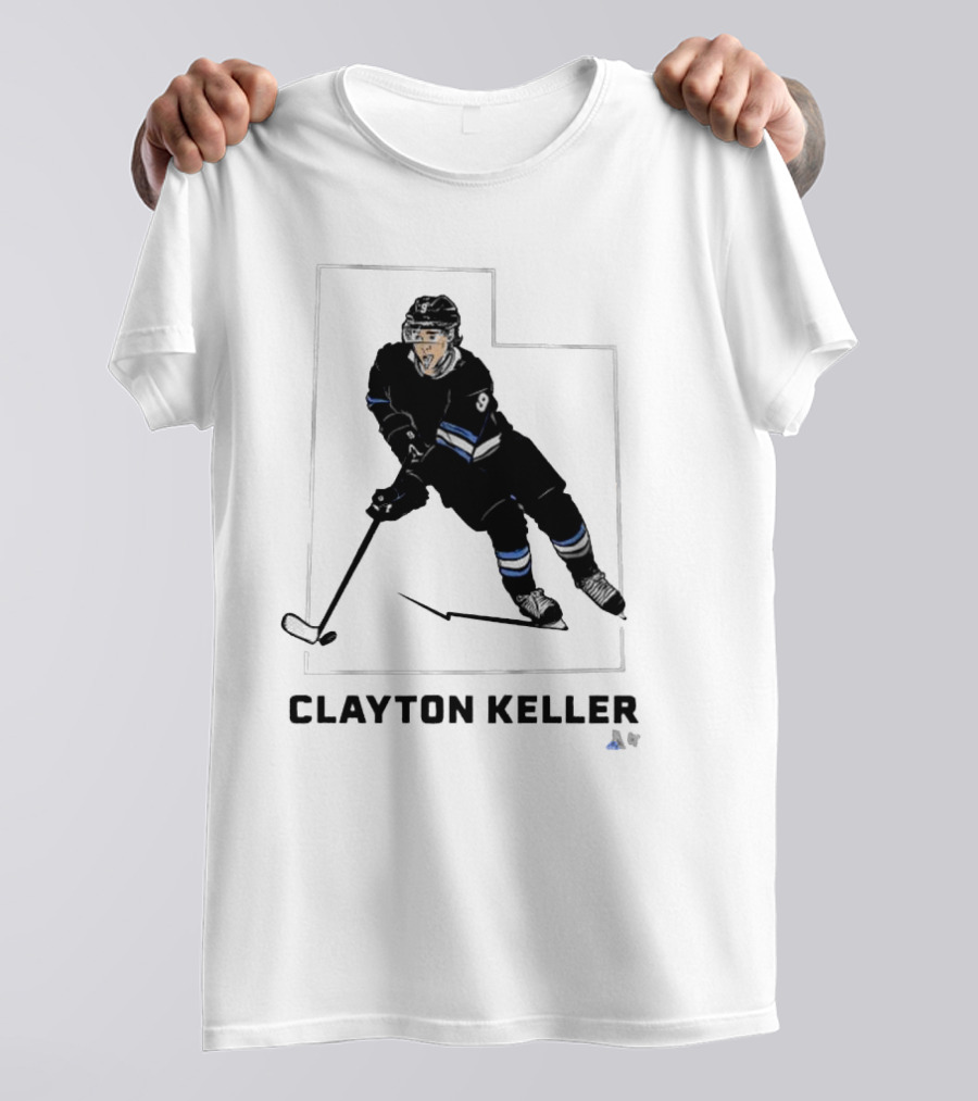 Clayton Keller Hockey Star In State Outline T-Shirt