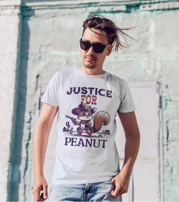 Justice For Peanut The Cowboy Squirrel T-Shirt