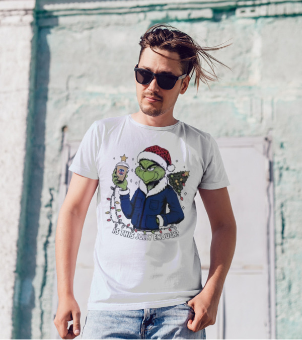 Philadelphia Phillies Grinch Is This Jolly Enough Merry Christmas T-Shirt