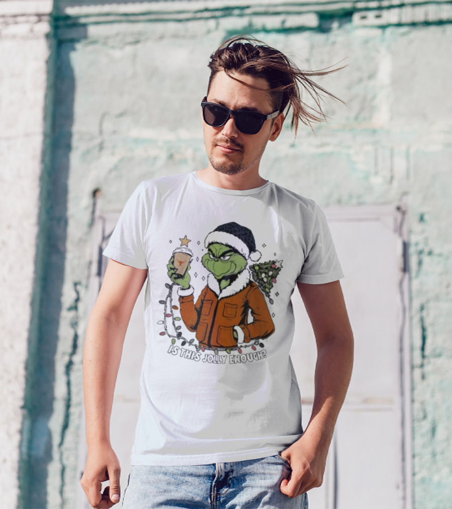 Texas Longhorns Santa Grinch Is This Jolly Enough Merry Christmas T-Shirt