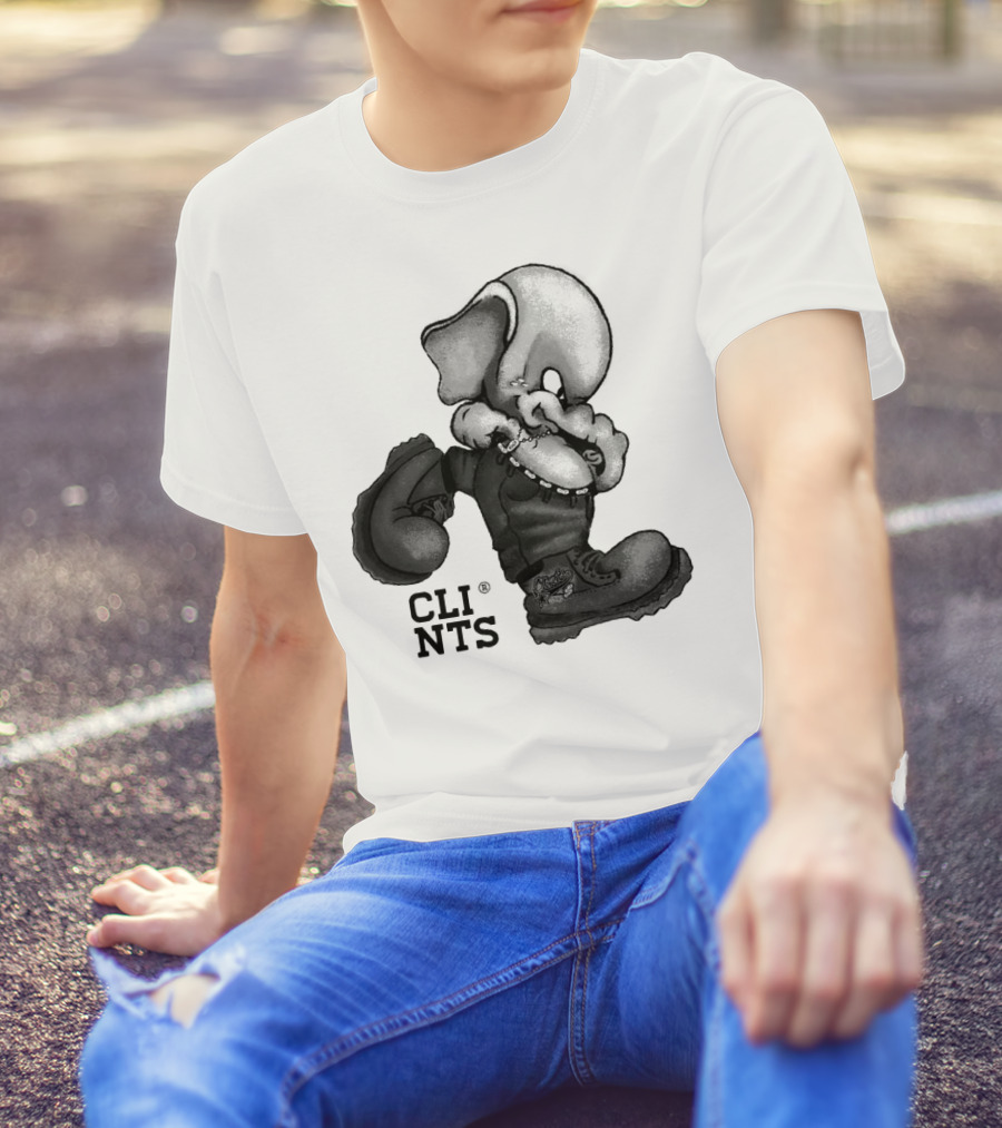 Cli Nts Stomper Character With Large Boots And Beads T-Shirt