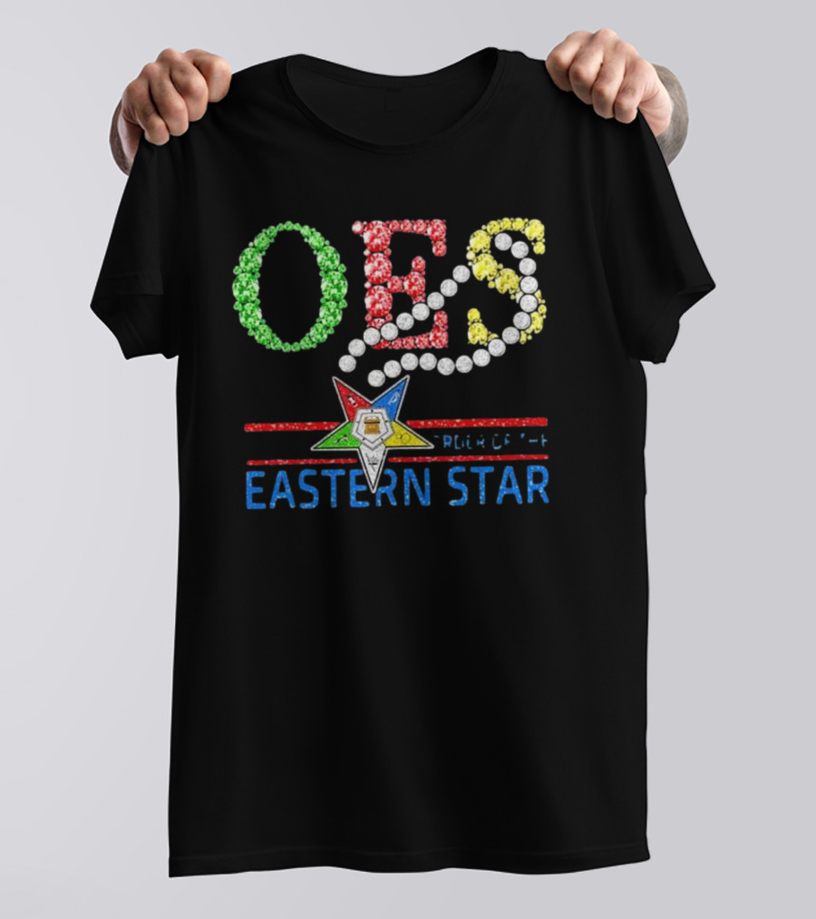 OES Bling Eastern Star Christmas T-Shirt