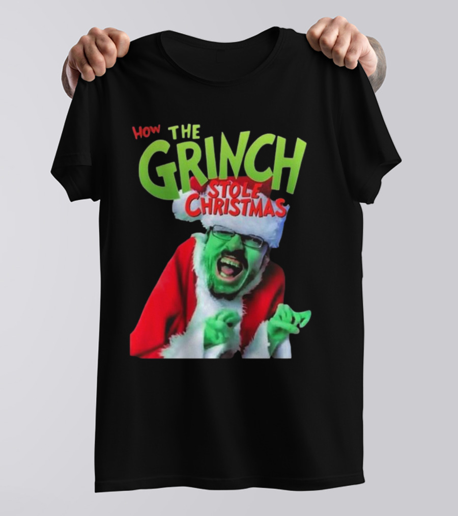 How The Grinch Stole Christmas Santa Costume Fun T-Shirt