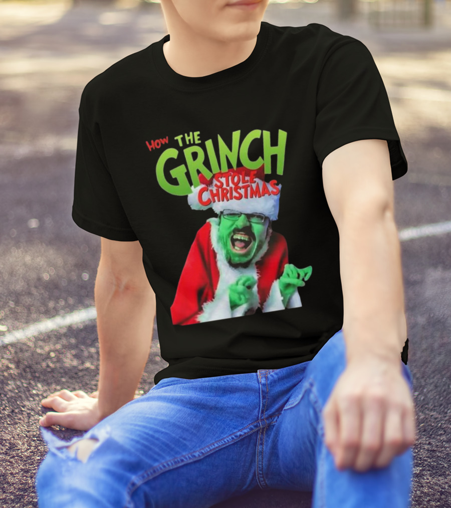 How The Grinch Stole Christmas Santa Costume Fun T-Shirt