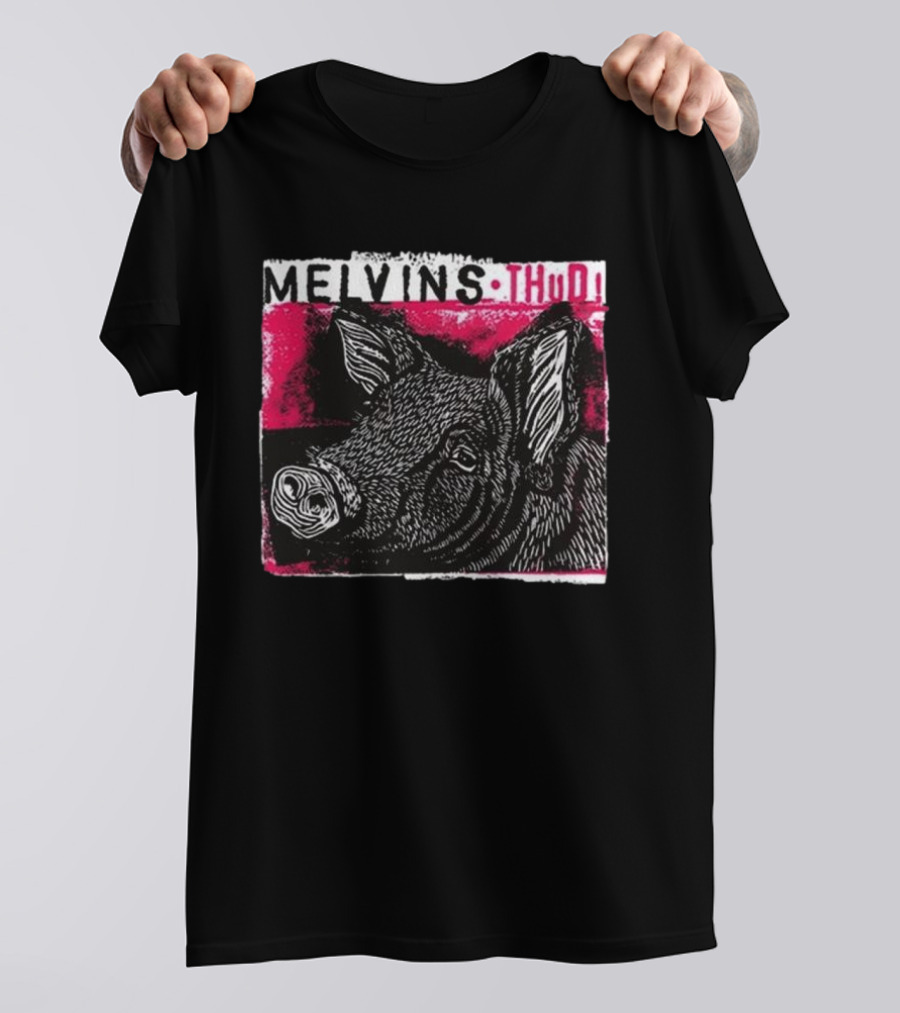 Melvins Thud Black Pig T-Shirt