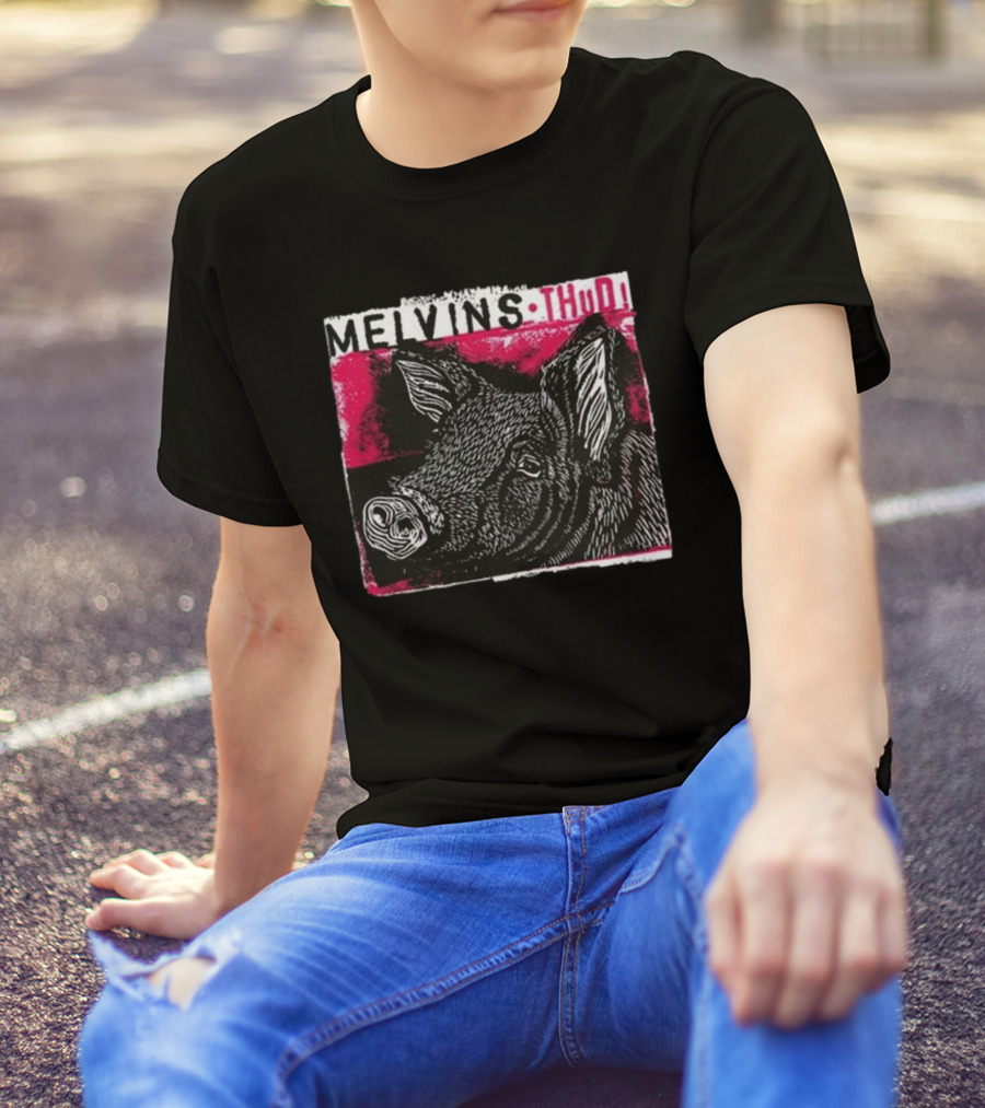 Melvins Thud Black Pig T-Shirt