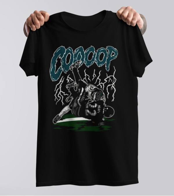 DB Cooper DeJean Derrick Henry Coooop Football Tackle With Lightning Background T-Shirt