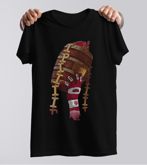 Indiana Hoosiers Old Oaken Bucket Victory Symbol Crimson T-Shirt