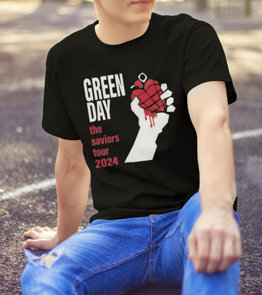 Green Day The Saviors Tour T-Shirt