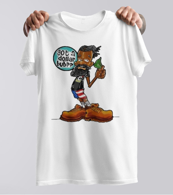 Damon Darling Got A Dollar Bub Character With Funky Style And Patriotic Colors T-Shirt
