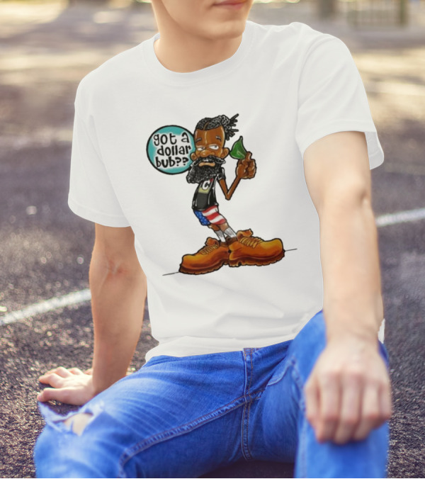 Damon Darling Got A Dollar Bub Character With Funky Style And Patriotic Colors T-Shirt