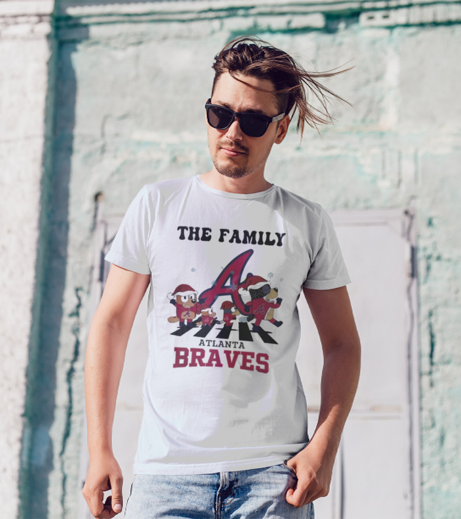 Atlanta Braves The Family Merry Christmas T-Shirt