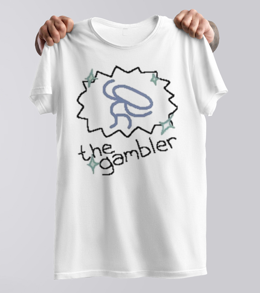 The Gambler Sparkle Figure With Stars T-Shirt