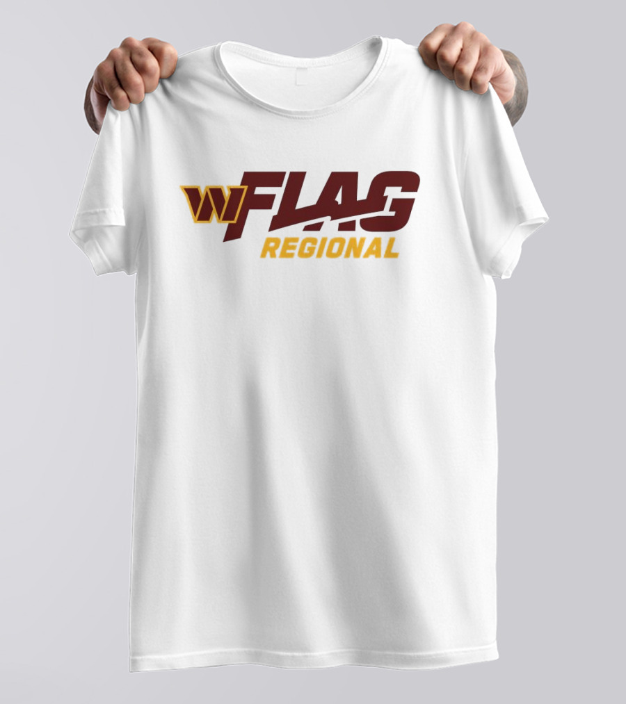 Washington Commanders W Flag Regional 2025 NFL Tournaments T-Shirt