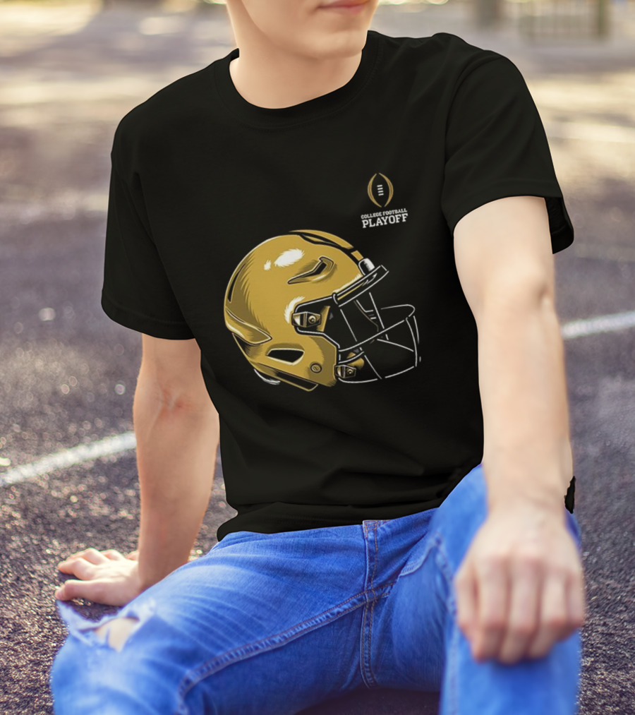 College Football Playoff Notre Dame Helmet 2025 T-Shirt