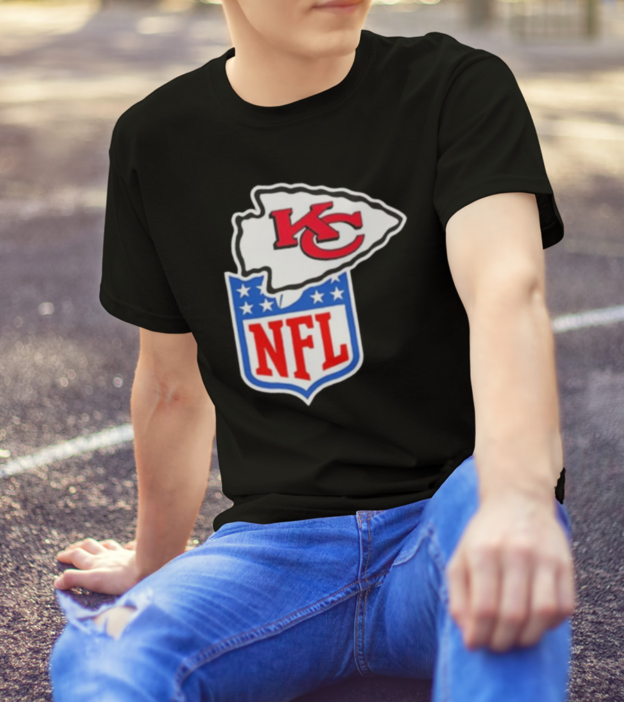 Kansas City Chiefs NFL Shield Emblem Collaboration T-Shirt