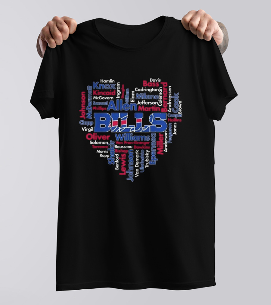 Buffalo Bills Allen Johnson Oliver Williams Fan T-Shirt
