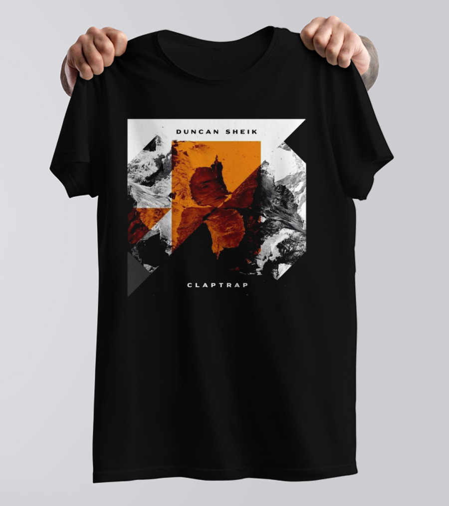 Duncan Sheik Claptrap Abstract Geometric Album Cover T-Shirt
