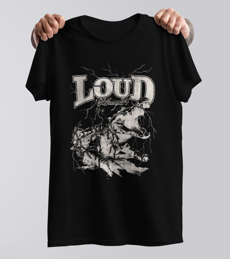 Rolling Loud Miami 24 Hard Rock Stadium Lockjaws Vintage T-Shirt