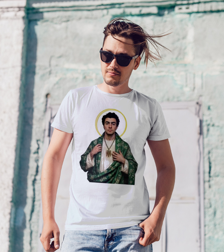 Luigi Mansion Nicola Holy Icon Green Robe T-Shirt
