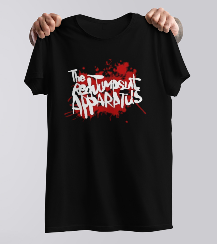 The Red Jumpsuit Apparatus Guardian Angel Lyric Red Splatters T-Shirt